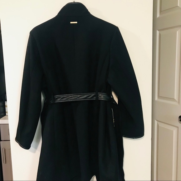 NWT✨Vince Camuto Wool Blend Belted Walker Coat - Picture 7 of 11